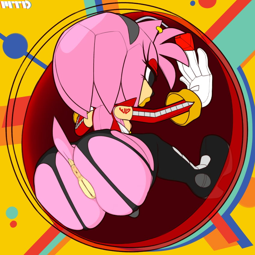 amy_rose anus ass female female_only marthedog pussy sega sonic_(series)