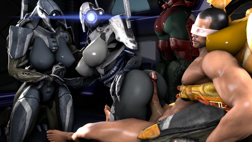 16:9 3d ass breasts erection female geth group human human_penetrating humanoid_penis machine mammal mass_effect penis robot robot_girl scrungusbungus sex source_filmmaker video_games