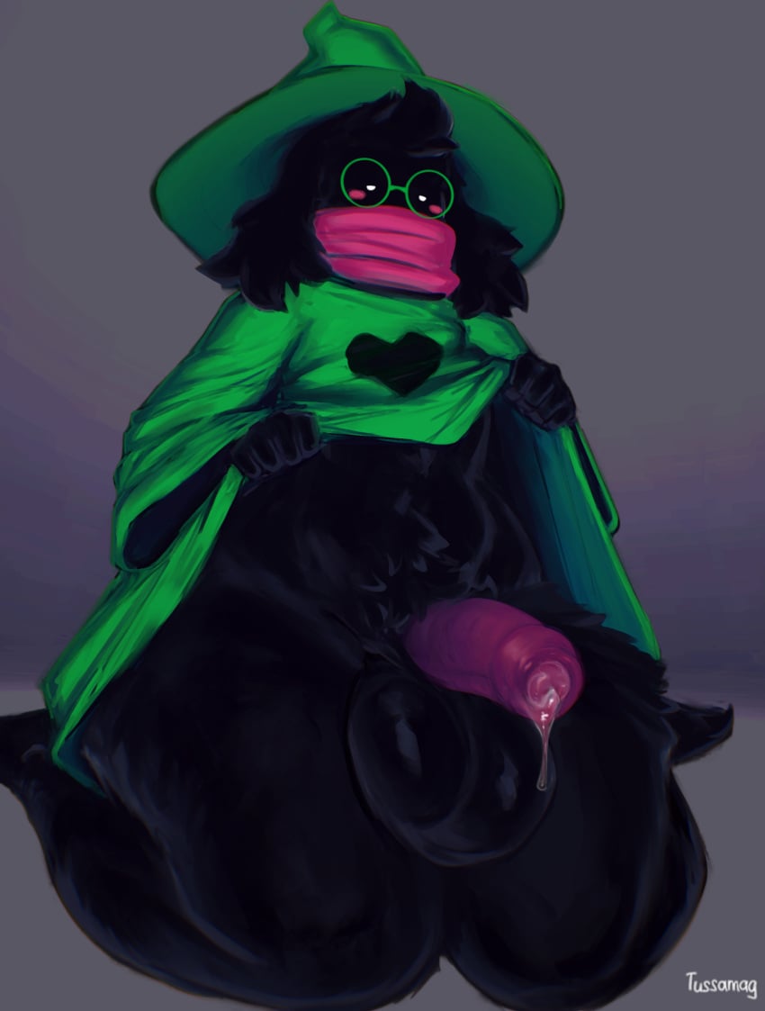 1boy 2024 absurd_res alternate_version_available anthro anthro_only ass balls belly big_ass big_balls big_penis big_thighs black_body black_fur blush blushing bodily_fluids bovid butt caprine clothed clothing cute deltarune digital_media_(artwork) dress erection eyewear femboy feminine_male fluffy fluffy_fur foreskin foreskin_folds front_view full_body fur furry furry_only genital_fluids genitals glasses goat goat_boy green_dress headgear headwear hi_res humanoid humanoid_genitalia humanoid_penis kneeling large_thighs legs_together lifting_dress male male_focus male_only mammal no_underwear on_knees penis plump_thighs precum precum_drip presenting presenting_penis ralsei ralsei_with_black_fur red_scarf revealing scarf seduction semi-erect signature simple_background slightly_chubby slightly_chubby_anthro slightly_chubby_male soft soft_thighs solo solo_focus thick_thighs thighs tummy tussamag undertale_(series) undressing white_eyes witch_hat