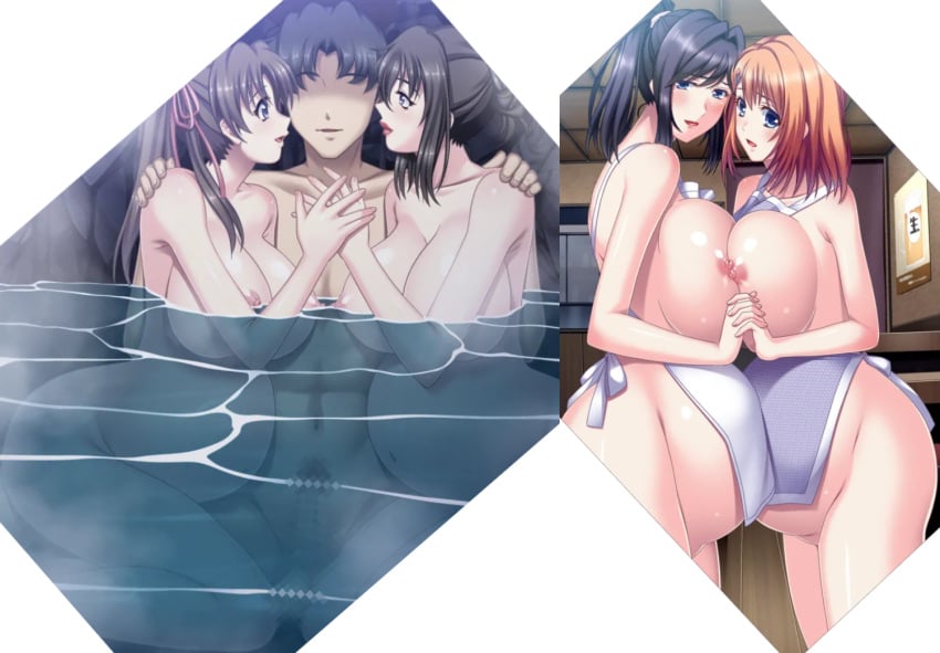 1boy 1boy2girls 4girls ass bath belly_press black_hair bloated_belly breast_press breasts brown_hair censored censored_penis completely_naked completely_naked_female completely_naked_male completely_nude completely_nude_female completely_nude_male desk game_cg gigantic_ass gigantic_breasts hot_spring huge_ass huge_breasts kyonyuu_onsen_kozukuri_no_yu kyonyuu_shokudou_harami_teishoku large_ass large_breasts long_black_hair long_brown_hair long_hair long_hair_female long_twintails massive_breasts mizunagi_kumiko mizunagi_moeno multiple_girls multiple_images multiple_pregnancies naked naked_female nipples nude nude_female nude_male onsen orange_hair perky_nipples pregnancy pregnant pregnant_belly pregnant_female pregnant_with_multiples short_hair short_hair_female short_hair_male short_orange_hair twintails yamashina_natsue yamashina_sayaka