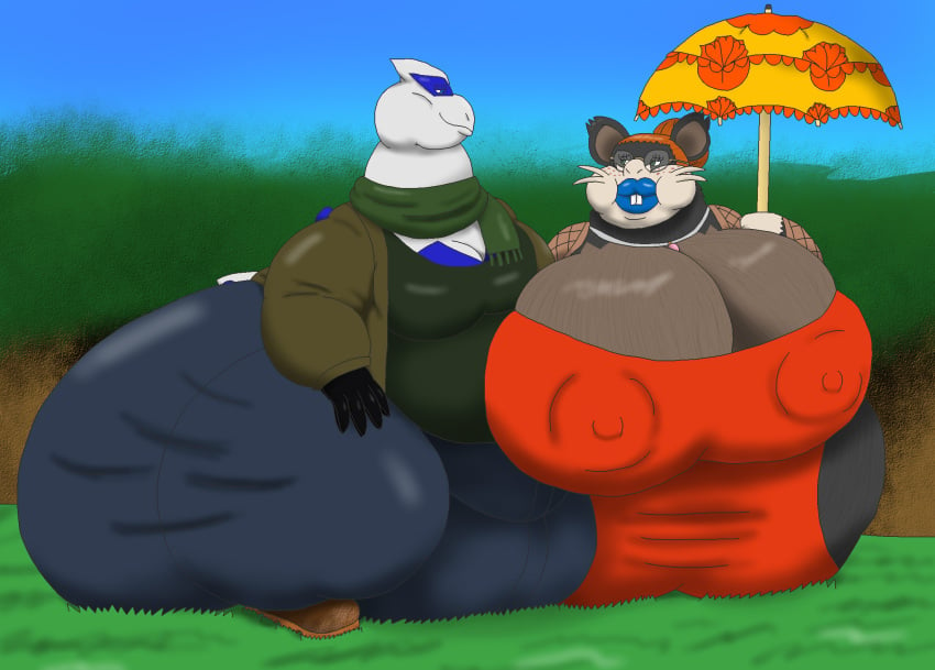 alolan_form alolan_raticate alythewolfcat anthro ass big_breasts big_bulge big_butt blue_lips breasts bulge clothing dress duo eyewear female furry generation_2_pokemon generation_7_pokemon glasses hair hi_res huge_breasts huge_bulge huge_butt hyper hyper_breasts hyper_bulge hyper_butt jewelry legendary_pokemon lips lugia male male/female michael_stewart morbidly_obese nalistine_joaquin necklace nintendo nipple_outline obese overweight overweight_female overweight_male parasol pokemon pokemon_(species) regional_form_(pokemon) romantic romantic_couple scarf tied_hair wearing_glasses winter_clothing