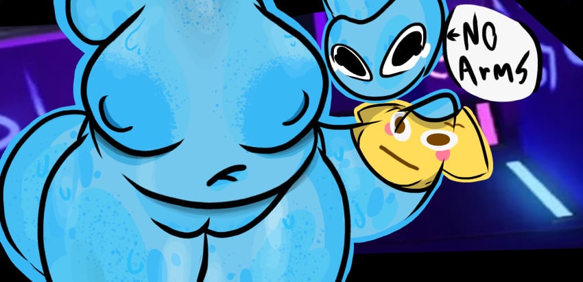 anthro areola armless belly big_areola big_belly big_breasts big_female big_nipples big_pussy blue_body blue_nipples blue_pussy bodily_fluids breasts clothed clothing crying cute_expression cyan_(rainbow_friends) digital_media_(artwork) dinosaur female genitals hi_res huge_breasts hyper hyper_genitalia larger_female looking_at_viewer meme meme_clothing monster_girl_(genre) navel nipples nude overweight overweight_anthro overweight_female plump_labia pussy rainbow_friends reptile roblox scalie simple_background size_difference solo stomach_bulge tail tall_girl tears text uulitch vaginal_penetration