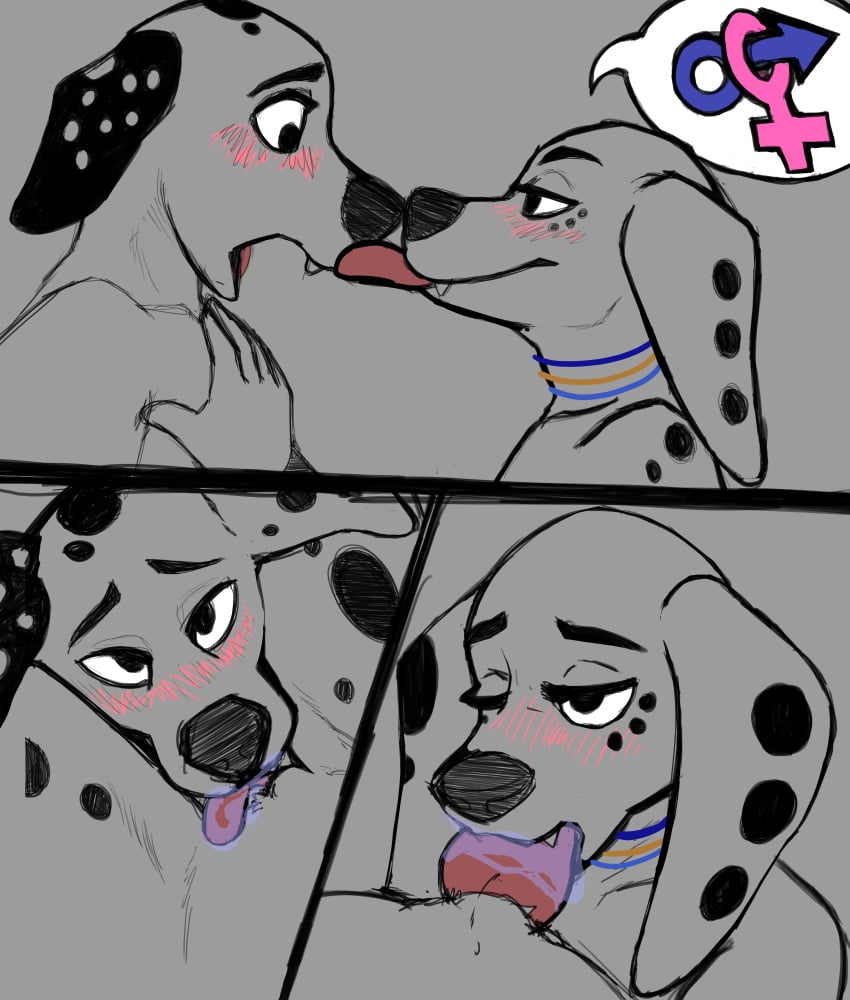 101_dalmatian_street 101_dalmatians absurd_res anthro blush brother brother_and_sister canid canine canis cunnilingus dalmatian disney dolly_(101_dalmatians) domestic_dog duo dylan_(101_dalmatians) fellatio female furry genitals hi_res incest licking male mammal morganashe oral penile penis pussy sex sibling sister straight tongue tongue_out vaginal_penetration zoophilia