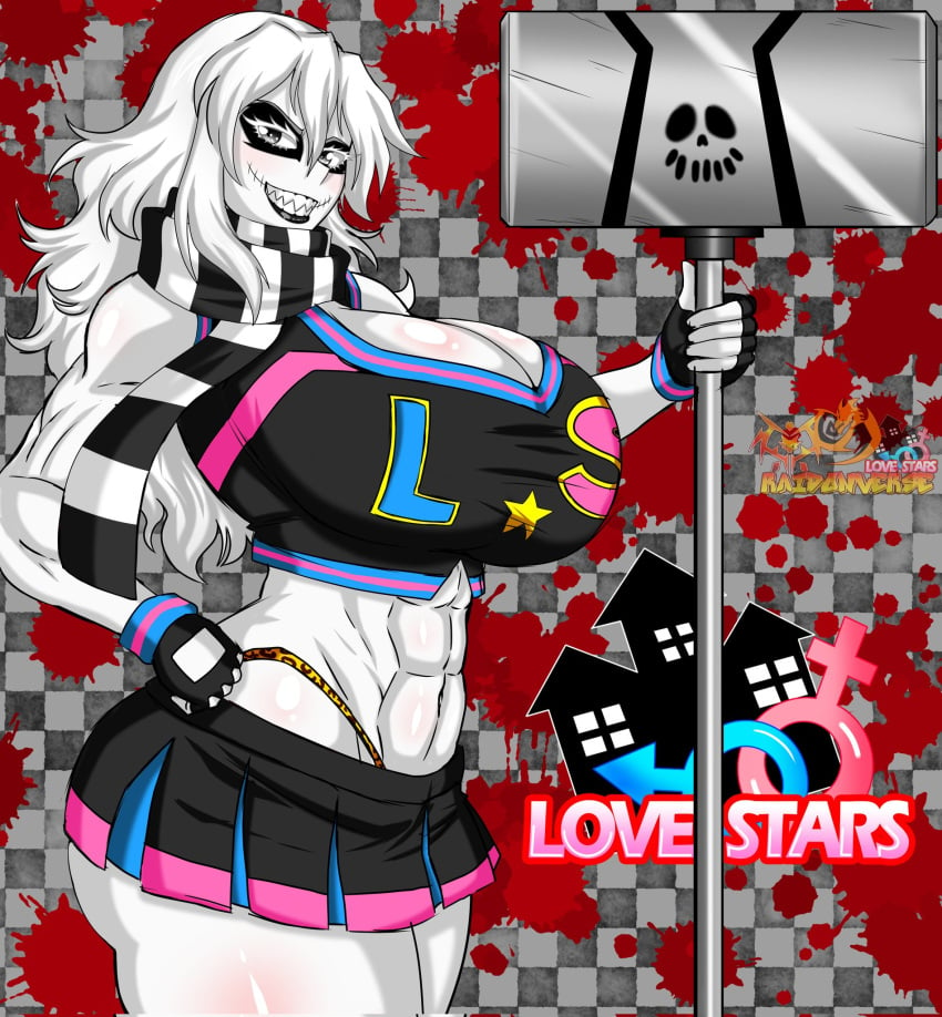 big_ass big_breasts cheerleader creepypasta hammer huge_ass huge_breasts love_stars pale-skinned_female raidon_dimentional_land zero_(creepypasta)