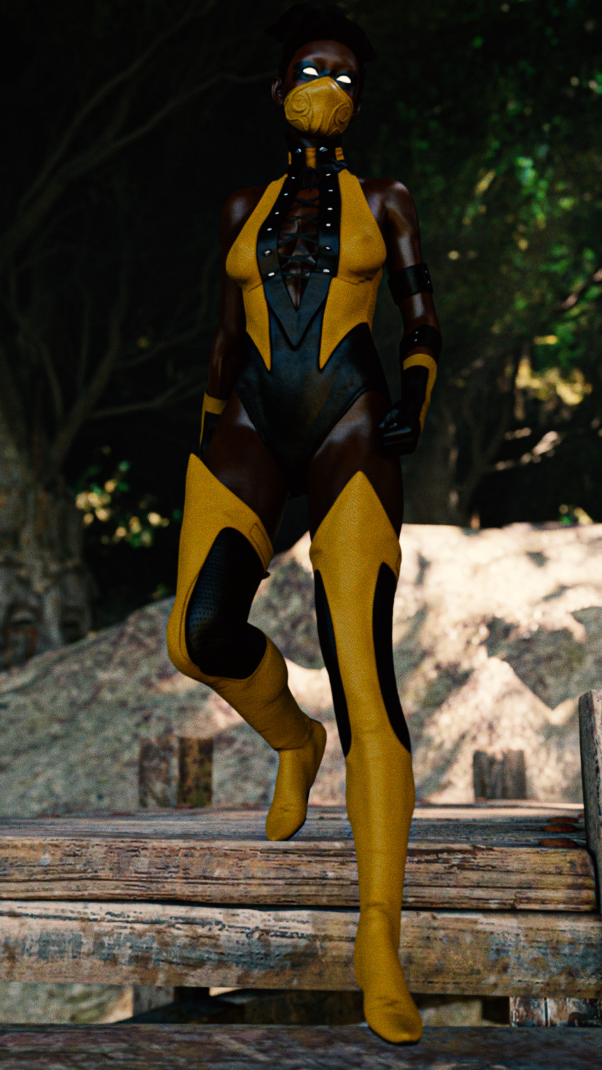 black_skin black_women edenian mortal_kombat self_upload tanya_(mortal_kombat) tncstudio