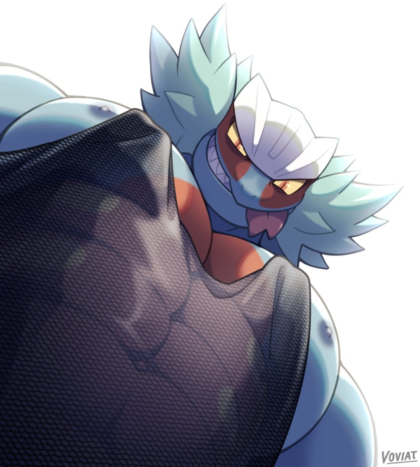 2024 abs ancient_pokemon anthro anthrofied artist_name belly biceps big_pecs blue_chest blue_face countershade_face countershading digital_drawing_(artwork) digital_media_(artwork) generation_9_pokemon hi_res looking_at_viewer looking_down looking_down_at_viewer male multicolored_belly muscular muscular_male nintendo nipples orange_belly orange_eyes orange_face paradox_pokemon pec_pov_meme pecs perspective pokemon pokemon_(species) pokemorph red_chest roaring_moon signature simple_background smile solo tongue tongue_out two_tone_belly two_tone_chest two_tone_face voviat yellow_belly yellow_sclera