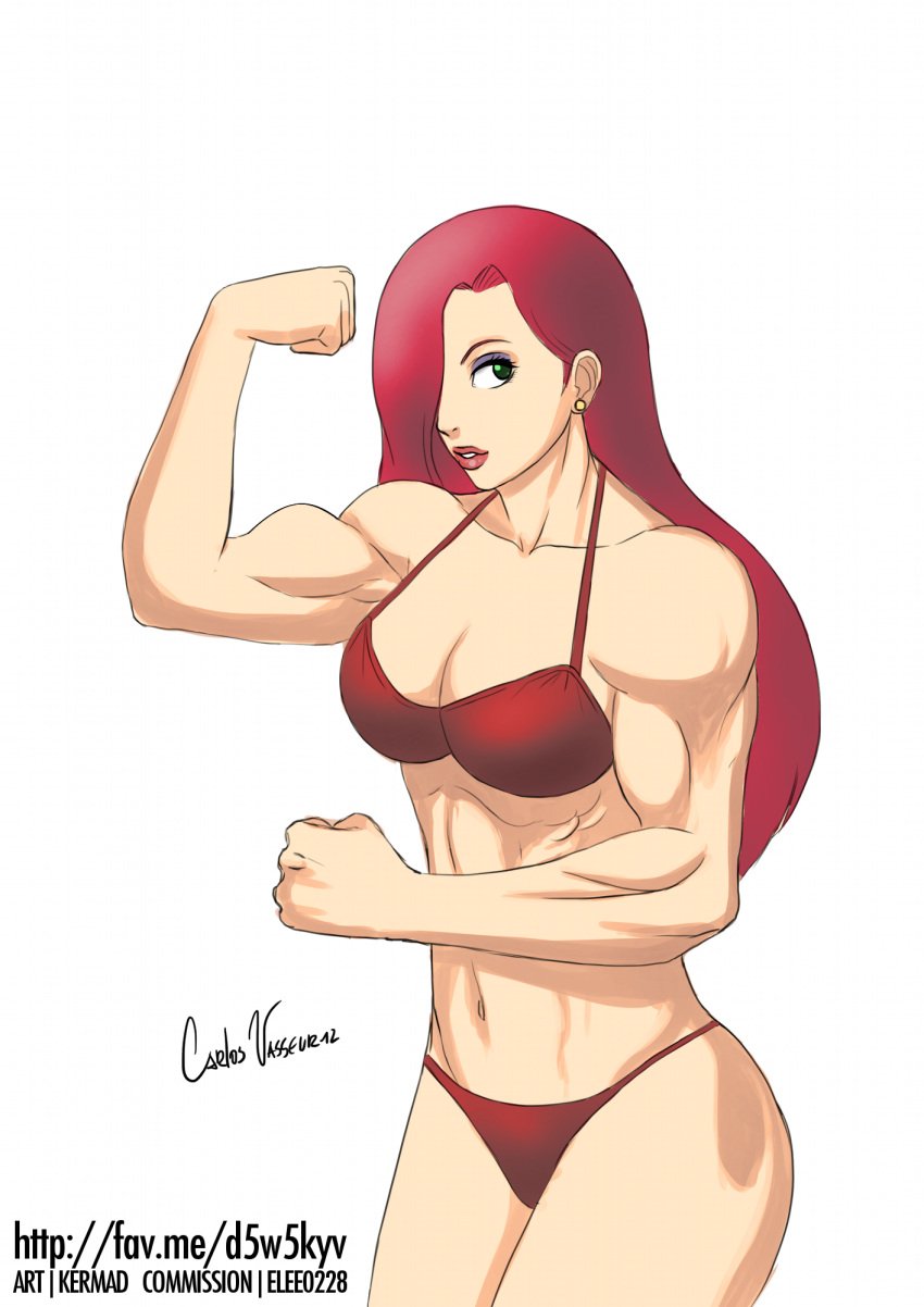 deviantart elee0228 flexing_bicep jessica_rabbit muscular_female posing transparent_background who_framed_roger_rabbit