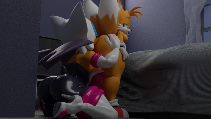 anal anthro bat canid canine clothed clothed/nude clothed_female clothed_female_nude_male clothing duo female female_rimming_male fox hi_res male male/female mammal nude nude_male oral rimming rimming_male rouge_the_bat sega sex skippyarts sonic_(series) sonic_the_hedgehog_(series) tails