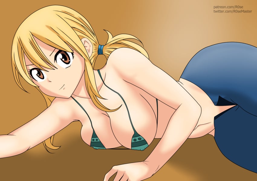 blonde_hair breasts cosply_(nami) fairy_tail lucy_heartfilia r0se tagme