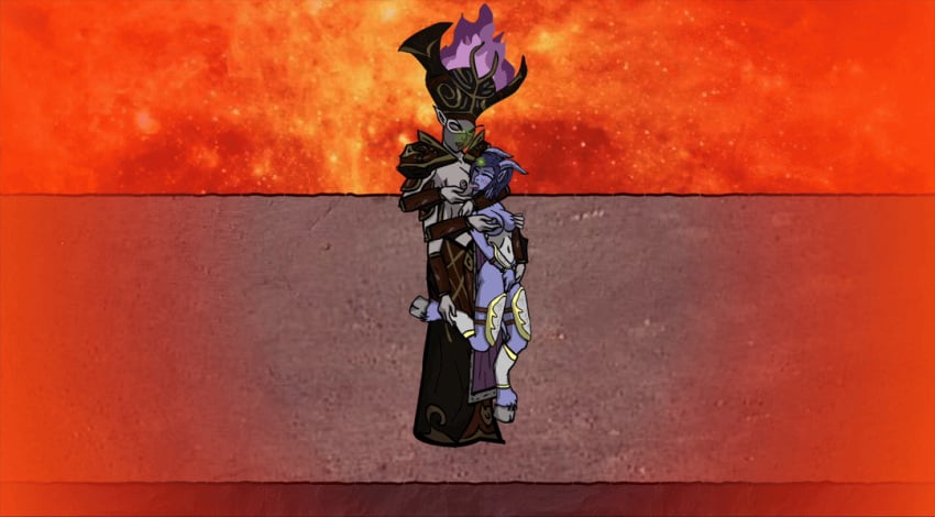 2girls 4_arms animated animated armor belly_button blue_skin blush breastfeeding cape clitoral_stimulation continue_after_cum corruption crown defeated_heroine demon demon_girl demon_horns demon_tail disgusted draenei draenei_female fantasy female female_on_top female_protagonist femdom femsub forced_yuri gorepete green_eyes helpless holding_partner house_of_r'thoth interspecies lactation leg_grab legend_of_krystal masturbation medium_breasts monster_on_female monster_rape nipple_stimulation no_sound oral orgasm questionable_consent rape rough_sex sex sex_slave size_difference succubus video_games warcraft world_of_warcraft yuri yuri