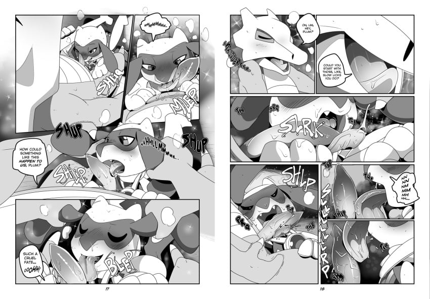 comic edit english_text fellatio female insomniacovrlrd male marowak multiple_pages nintendo oral page_17 page_18 pokémon_(species) pokemon riolu sex straight tongue tongue_out video_games