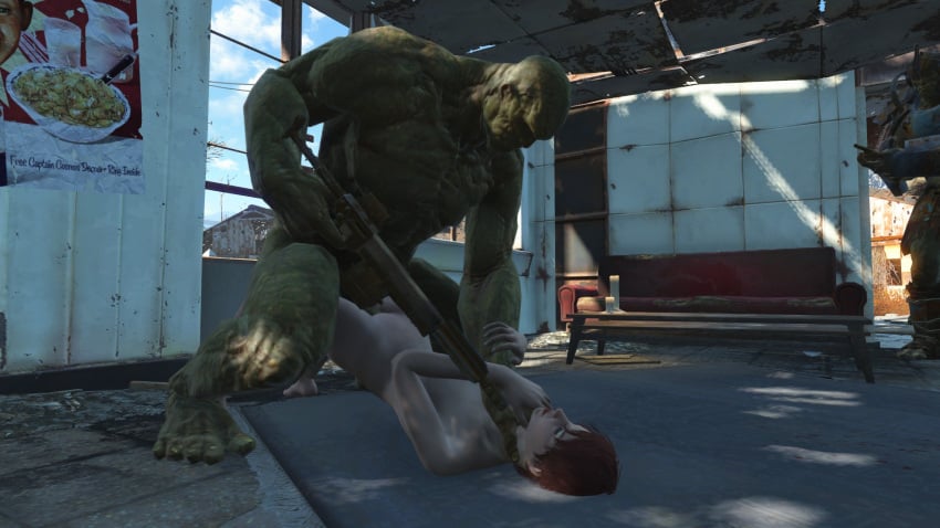 choking fallout gunpoint rape super_mutant