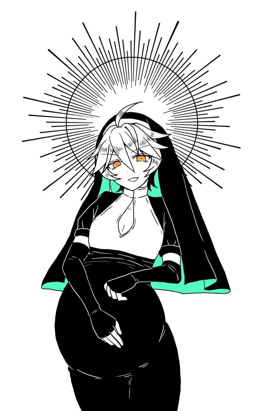 1boy femboy male_pregnancy mutouruirui_(artist) nun