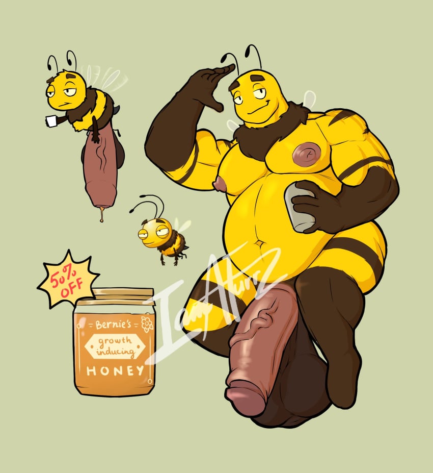 anthro anthrofied bara bee bernie_(pvz) completely_nude completely_nude_male erect_nipples erect_penis erection first_porn_of_character furrz honey humanoid humanoid_genitalia humanoid_penis insect male male_only muscular muscular_anthro muscular_male nipples nude nude_male pecs pectorals plants_vs._zombies plants_vs_zombies plants_vs_zombies_2:_it's_about_time slightly_chubby slightly_chubby_anthro slightly_chubby_male solo solo_male veiny veiny_penis