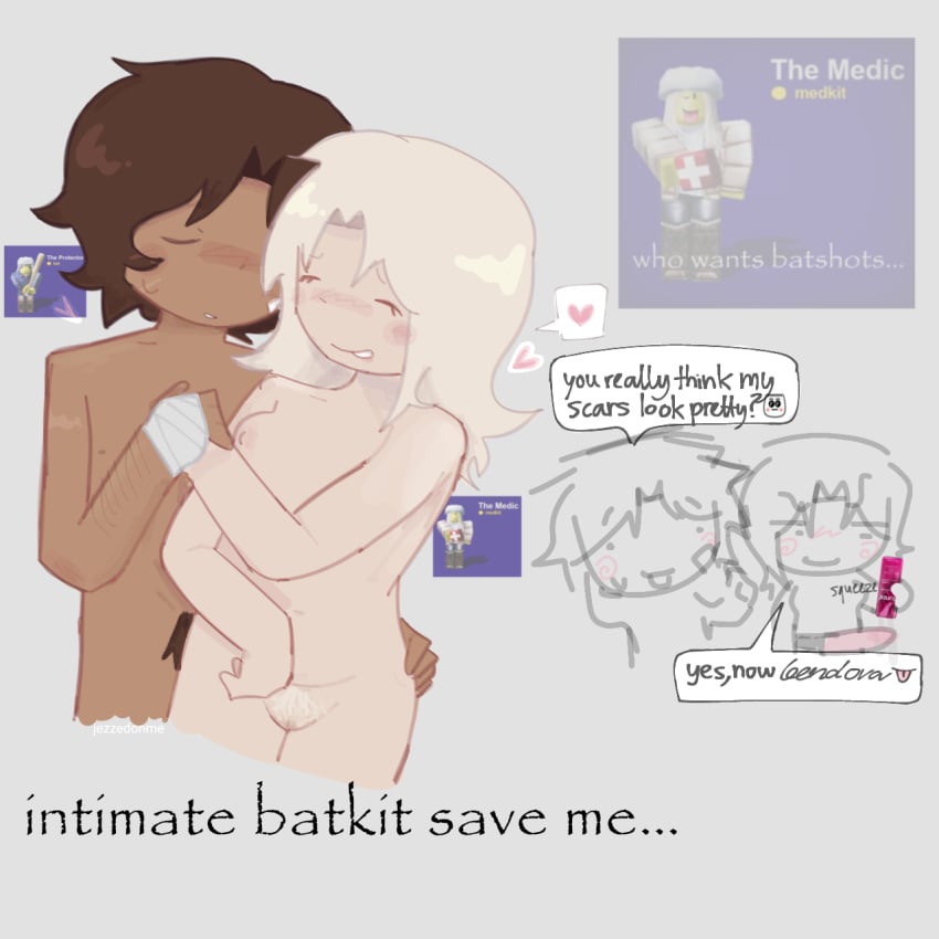 break_in_(series) freaky idk_what_to_tag_it intimate no_sex nonsexual_nudity nude roblox_game self_upload strap-on the_medic_(break_in_2) the_protector_(break_in_2) wholesome