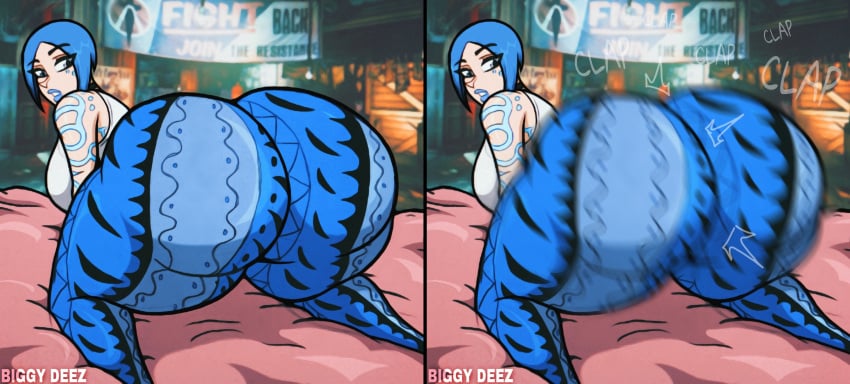 1female 1girls artist_name ass ass_body big_ass biggy_deez borderlands female female_only flare_pants maya_(borderlands) round_ass siren_(borderlands) solo solo_female tagme thick_ass twitter_link