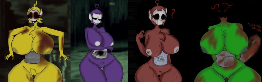 breasts chara_wantrp dipsy dipsy(slendytubbies) laa-laa laa-laa(slendytubbies) laa-laa_(teletubbies) po_(slendytubbies) po_(teletubbies) slendytubbies slendytubbies_3 tinky_winky tinky_winky_(slendytubbies)