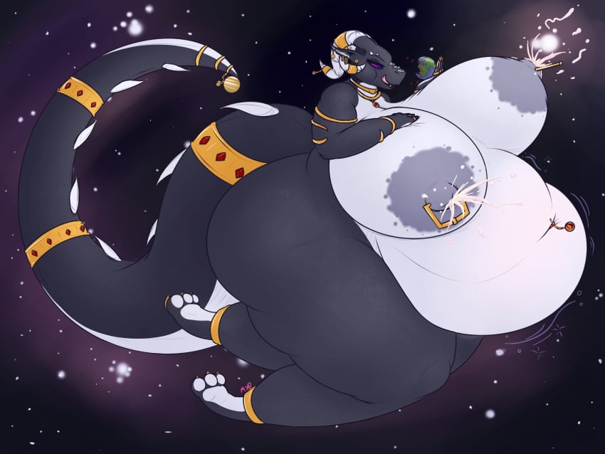 1girls absurd_res anthro bbw belly_rolls big_areola big_belly big_breasts big_breastst big_butt big_nipples big_pussy big_thighs boob_squish bracelet bracelets breasts chubby chubby_anthro chubby_female collar digital_media_(artwork) dragon eating eating_planets fat fat_arms fat_ass fat_belly fat_breasts fat_female fat_legs fat_rolls fat_woman feet female furry gem gems gemstone giantess gigantic_ass gigantic_belly gigantic_breasts gigantic_butt gigantic_thighs glowing glowing_eyes hi_res huge_ass huge_belly huge_breasts huge_butt huge_calves huge_nipples huge_thighs jewelry lactating lactating_nipples lactation latex maxine-dragon-787 maxine_dragon milk milk_squirt milking morbidly_obese morbidly_obese_anthro morbidly_obese_female nipples nude obese obese_anthro obese_female outside overfed overweight overweight_anthro overweight_female portal pussy small_head space spiked_bracelet spiked_collar spikes squeezing squeezing_breast squish ssbbw tagme tail tail_ornament thick_neck thick_tail thick_thighs