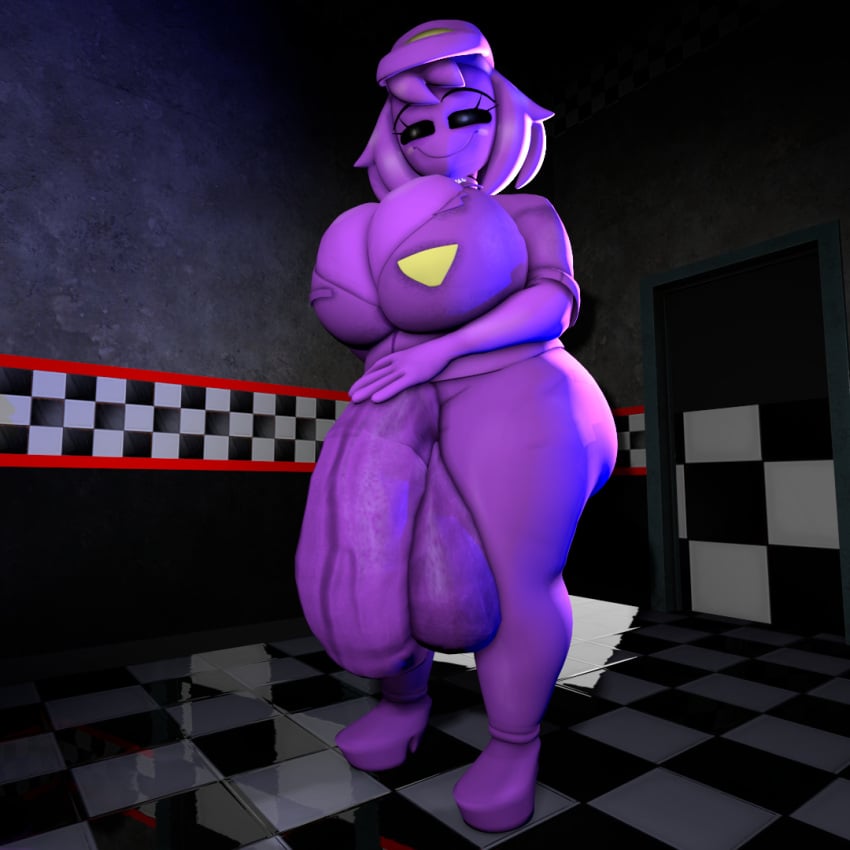 1futa 3d 3d_(artwork) ass ballsinmymouth big_ass big_balls big_breasts big_penis busty busty_female confuzdshark dickgirl fat_ass fishnet_stockings fishnets five_nights_at_freddy's flaccid flaccid_penis futanari huge_ass huge_balls huge_cock hyper hyper_penis nude_futanari penis purple_guy_(fnaf) sfm solo solo_futa source_filmmaker standing wendy_afton william_afton