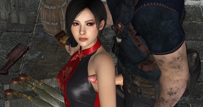 ada_wong armpit_sex leon_scott_kennedy resident_evil resident_evil_4 resident_evil_4_remake yourenotsam