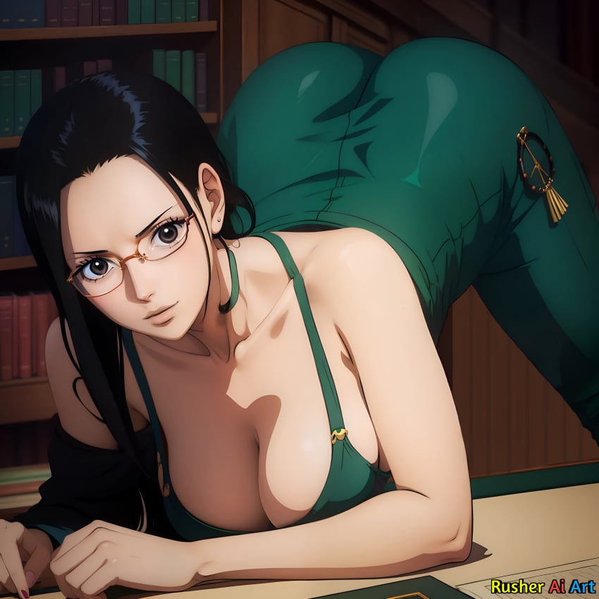 ai_generated female female_only nico_robin one_piece rusher_ai_art