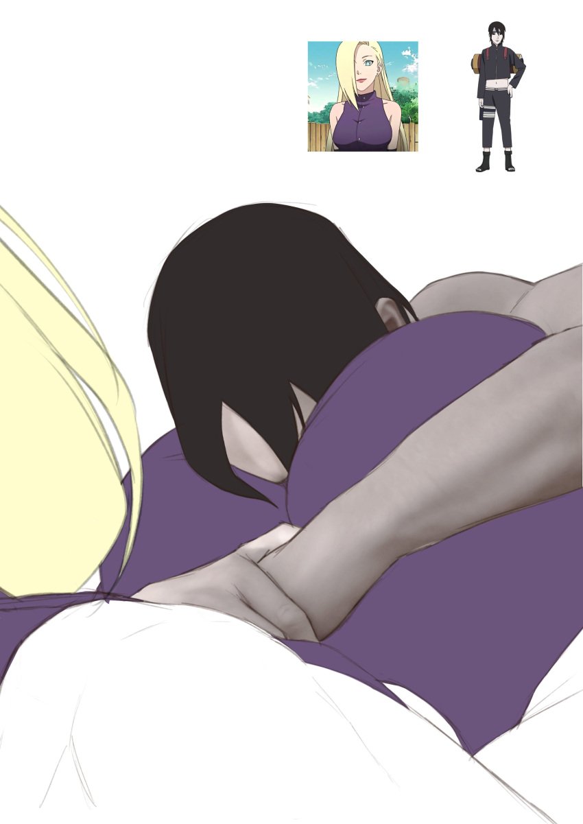 1boy 1boy1girl 1girl 1girls absurd_res absurdres anilingus ass ass_in_face bare_arms bare_shoulders big_ass big_butt black_hair blonde_hair boruto:_naruto_next_generations boyfriend-girlfriend bubble_ass bubble_butt butt canon_couple clothed clothed_sex clothing couple dat_ass dumptruck_ass duo duo_focus eating_ass face_in_ass facesitting fat_ass female hi_res high_resolution highres huge_ass husband_and_wife ino_yamanaka large_ass light-skinned_female light-skinned_male light_skin lying lying_on_stomach male married_couple messy_hair naruto naruto:_the_last naruto_(series) naruto_shippuden on_front on_stomach pale-skinned_female pale-skinned_male pale_skin sai shonen_jump shounen_jump shueisha sleeveless sleeveless_shirt straight txniz very_high_resolution weekly_shonen_jump weekly_shounen_jump white_background yamanaka_ino