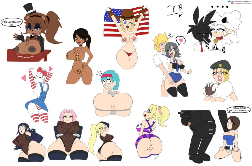 anthro anthropomorphization arm_gloves backshots blonde_hair bottomless brown_nipples bulma bulma_(dragon_ball) bulma_briefs bulma_briefs_(frieza_saga) cameltoe cheerleader cheerleader_uniform choker collar cow_bell cow_print cow_print_bikini cowboy_gloves cowboy_hat dark_skin dead_or_alive dragon_ball dragon_ball_z exposed_anus exposed_bra fair_argument_but… femdom fishnets five_nights_at_freddy's fredina fredina's_nightclub fredina_(cally3d) furry grabbing_breasts gyaru haruno_sakura hello_kitty_(character) hello_kitty_(series) huge_breasts hyuuga_hinata idw_comics idw_publishing imminent_sex jaune_arc jill_valentine juliet_starling lanolin_the_sheep leopard_print leopard_print_bikini lollipop_chainsaw looking_at_partner meme mercury_black military_hat mortal_kombat mortal_kombat_vs._dc_universe mostly_nude naruto naruto_shippuden nemesis_(resident_evil) oc one_piece_suit panties_aside panties_pulled_down presenting_ass pulling_tie pussy resident_evil resident_evil_3 rule_63 rwby school_uniform see-through_clothing sharp_teeth sheep shoko_sugimoto sinccubi sonic_(series) sonya_blade standing_sex straight sugimoto_shouko tan_skin thighhighs thong tina_armstrong tkb_nsfw topless tounge_out tubetop twintails umemaro_3d us_flag yamanaka_ino