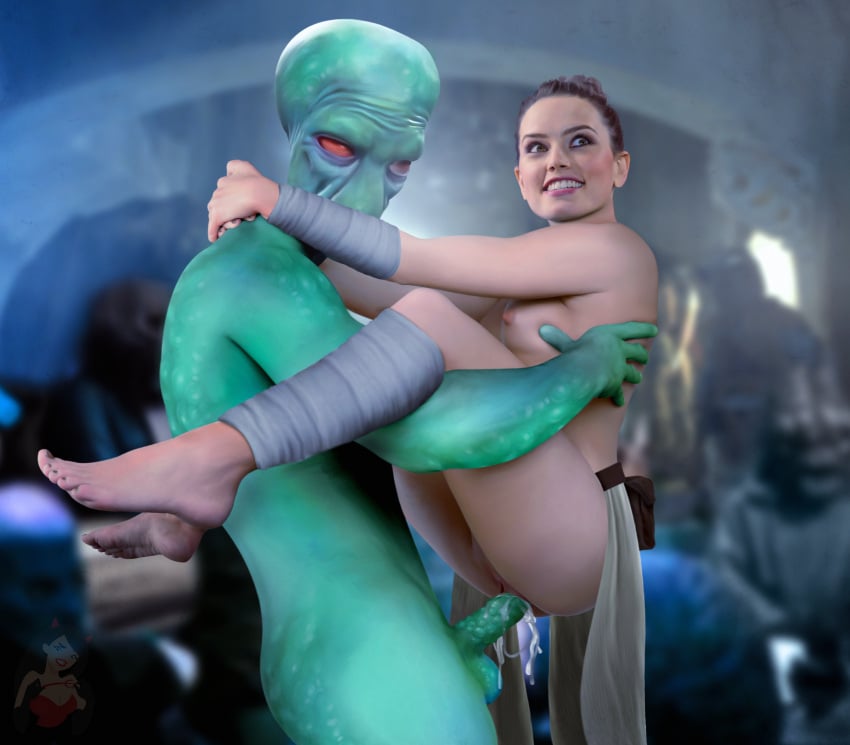 ai_generated alien daisy_ridley demond4n duros erection fakes girl mf penetration penis penis_in_pussy rey star_wars testicles woman