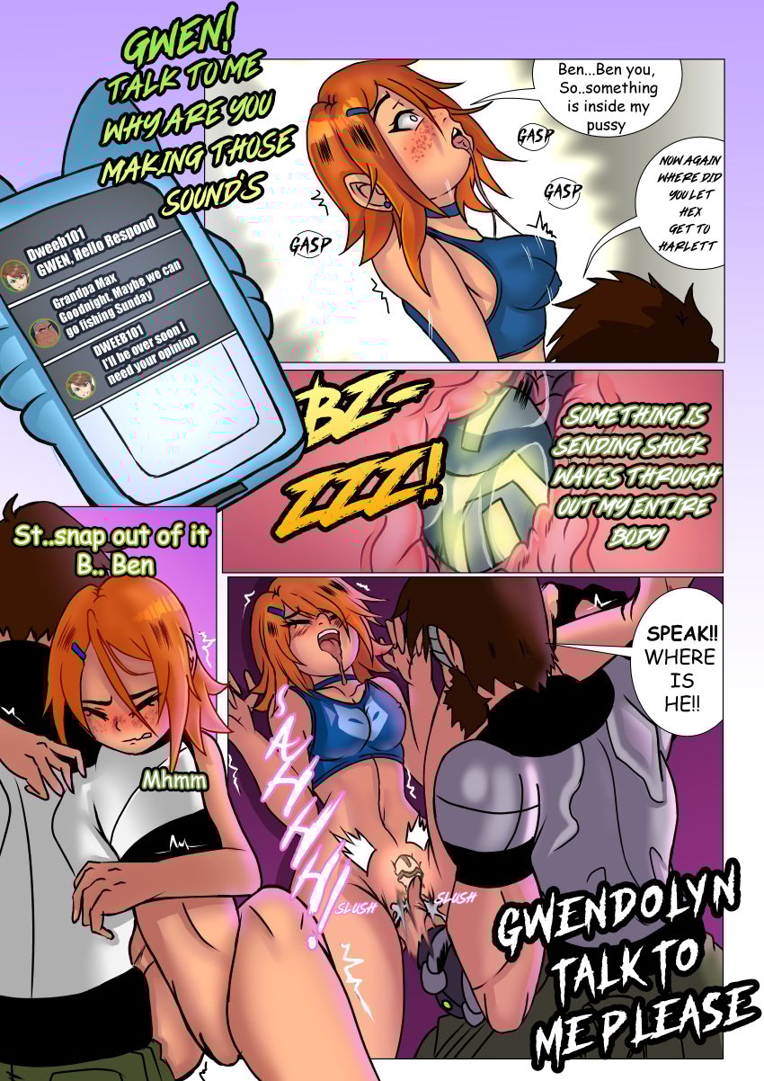 aged_up anger angry_face aroused bathroom bedroom ben_10 ben_10000 ben_10_alien_force ben_10_omniverse ben_tennyson blush boyfriend-girlfriend cartoon_network cellphone cockblock comic convenient_censoring cousins darkfang100 drooling ecchi english_text female forced freckles full_color green_eyes gwen_tennyson hair_ornament hand_around_neck hentai holding incest laying_on_bed legs looking_at_viewer magic male mature_female night pain panels pants_down parody piercing pinned_to_wall ponytail red_hair saliva_trail sexy sexy_body sexy_pose short_hair shorts shy small_clothes socks surprised swimsuit t-shirt talisman teasing_viewer text wet
