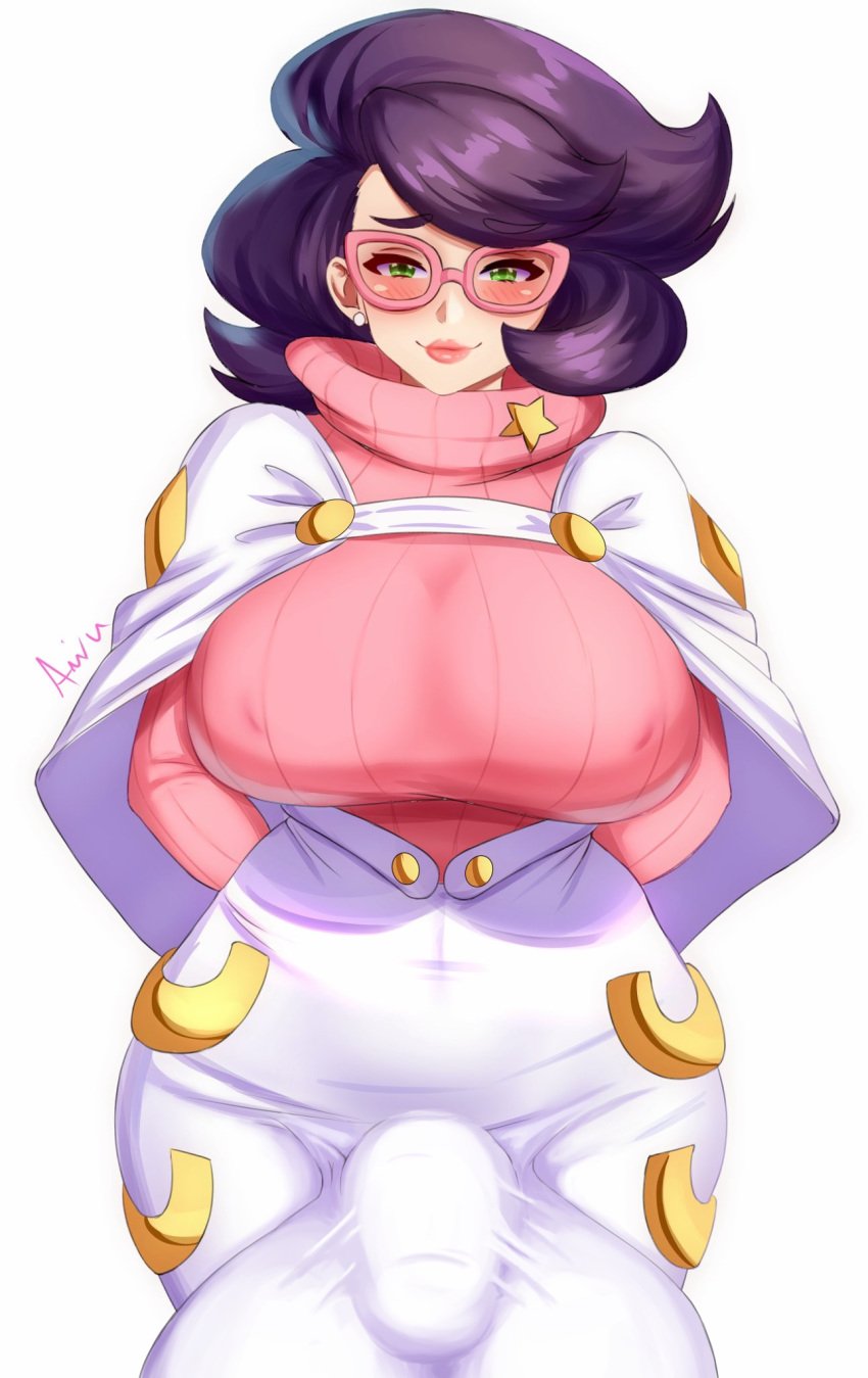 1futa 2025 2d 2d_(artwork) 2d_artwork absurd_res absurdres anisdrawn ball_bulge balls balls_bigger_than_head balls_under_clothes ballsack bangs bedroom_eyes belly belly_button belly_button_visible_through_clothing big_balls big_breasts big_cock big_penis big_testicles blush blush_lines breasts bulge bulge_through_clothing bulge_under_clothes clothed clothed_futa clothing cock creatures_(company) curvaceous curvaceous_figure curvaceous_futa curves curvy curvy_body curvy_figure curvy_futa curvy_hips curvy_thighs dick ear_piercing earrings edit flaccid flaccid_penis futa_only futanari game_freak genitals green_eyes hi_res highres hourglass_figure huge_balls huge_testicles intersex intersex_only large_balls large_breasts large_testicles light-skinned_futanari light_skin looking_at_viewer medium_hair midriff navel navel_visible_through_clothes nintendo nipple_bulge nipples nipples_visible_through_clothing oversized_balls penis penis_bulge pokemon pokemon_sm purple_hair shiny_hair skinny slim slim_waist smile smiling smiling_at_viewer solo solo_futa swept_bangs testicles thick_hips thick_penis thick_thighs thighs tight_clothing turtleneck voluptuous voluptuous_futanari white_background wicke_(pokemon)
