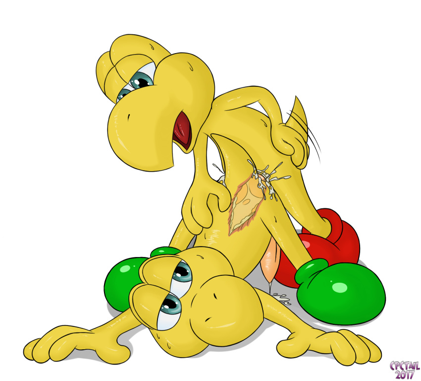 cpctail cum duo internal koopa koopa_troopa male mario_(series) nintendo penis reptile scalie toony turtle video_games yaoi