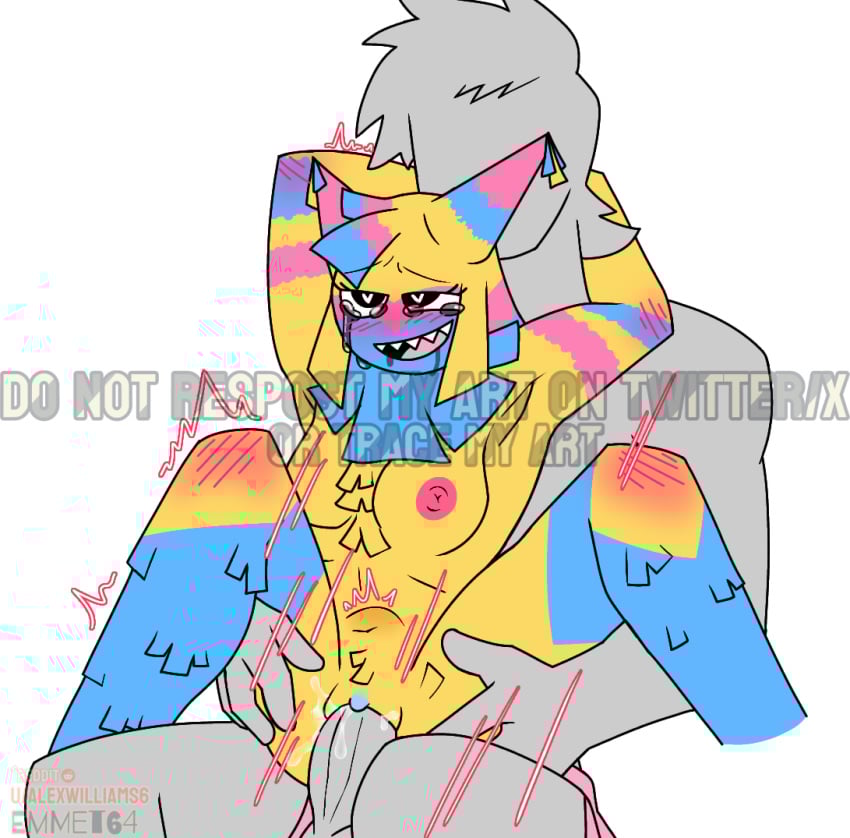 1boy 1boy1girl 1girls 2025 anon anonymous_male areola areolae arms_around_partner belly_bulge blush blush blush_lines breasts catgirl color crying crying_with_eyes_open dandy's_world digital_drawing_(artwork) digital_media_(artwork) drooling emmet64 enjoying_sex female_penetrated flat_colors fucked_silly fur hands_on_legs happy_sex happy_trail heart-shaped_pupils horn horns humanoid ibispaintx male/female male_penetrating markings movement_lines multi_tail multicolored_body multicolored_fur multicolored_hair nipples no_ai no_shading non-human not_ai_generated open_mouth penile penile_penetration penis penis_in_pussy pinata pink_nipples pink_tail precum precum_drip pussy roblox roblox_game self_upload sharp_teeth softcore stomach_bulge stomach_bulge tears tears_of_joy tears_of_pleasure thrusting thrusting_into_pussy tremble_spikes trembling trembling_for_pleasure vaginal_penetration vaginal_sex wholesome wholesome_sex yatta_(dandy's_world)