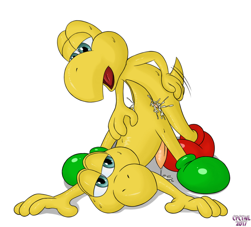 cpctail cum duo koopa koopa_troopa male mario_(series) nintendo penis reptile scalie toony turtle video_games yaoi