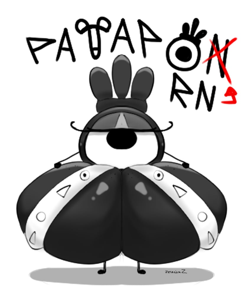 big_breasts bimbofied patapon patapon_3 tagme text zeraniumz