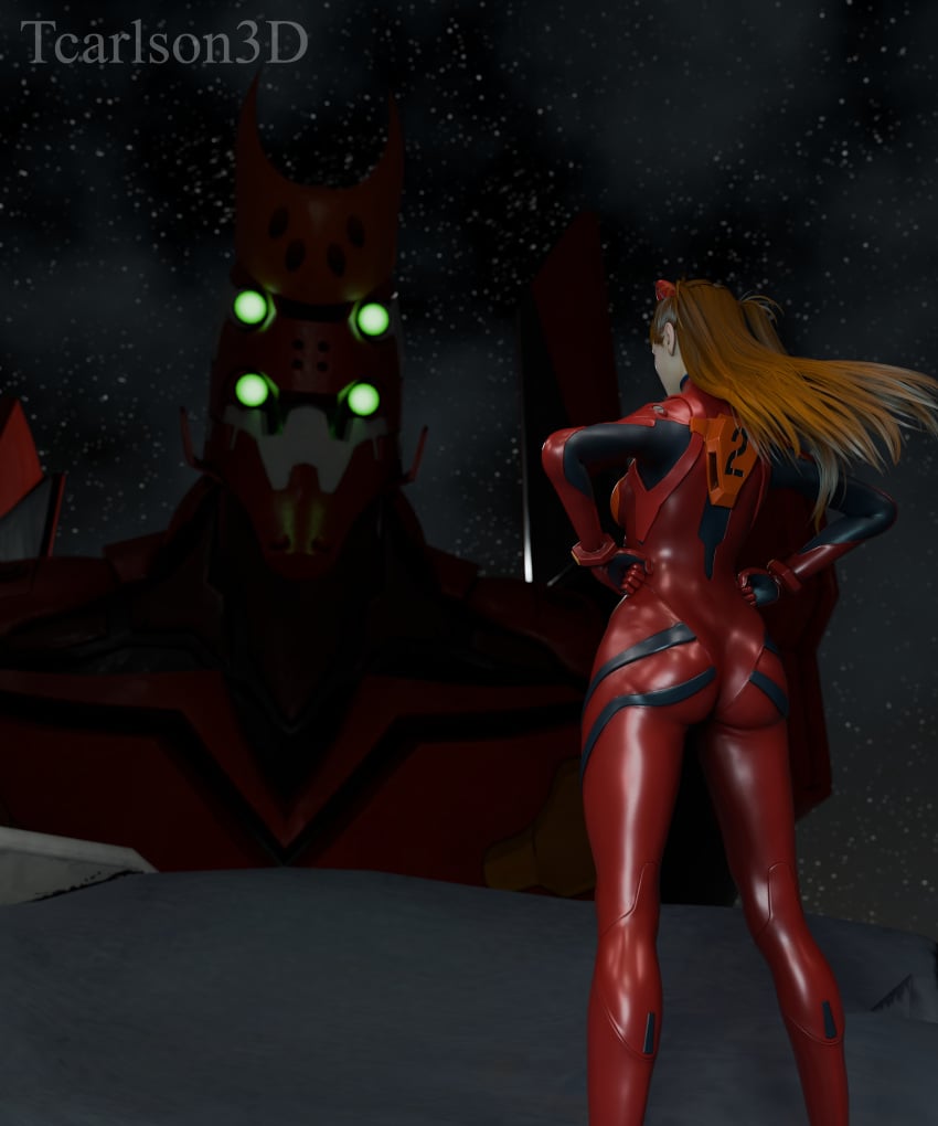 Asuka Langley Sohryu (Neon Genesis Evangelion) Rule 34 Image