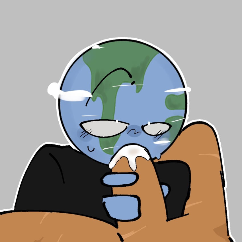 anthro blush blush_lines earth_(planethumans) earth_(solarballs) fellatio gay hand_on_penis male_only mars_(planethumans) mars_(solarballs) planethumans solarballs