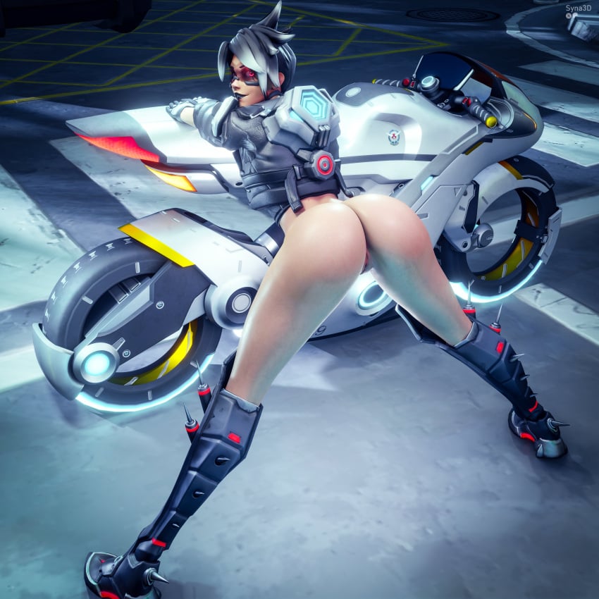 1girls 3d armor armored_boots bare_ass bare_pussy bending_forward bent_over bike biker_clothes black_and_white_hair black_eyeshadow black_hair black_lipstick boots bottomless bottomless_female bubble_butt clitoral_hood clitoris crazy_eyes crazy_look crazy_smile cropped_jacket dyed_hair edgy exposed_ass exposed_pussy eye_tattoo eyeliner eyeshadow female female_only freckles freckles_on_face frosted_tips glossy_lips gloves glowing_eyes hands_on_object hands_together harness innie_pussy knee_boots knee_high_boots kneehigh_boots labia leather_gloves leather_jacket legs_apart legs_spread lena_oxton lipstick looking_back mascara medium_ass mirrorwatch motorcycle multicolored_hair official_alternate_costume operative_oxton outdoor_nudity outdoors overwatch overwatch_2 petite petite_female presenting presenting_hindquarters pussy_from_behind red_eyes short_hair solo spiked_boots spiked_hair spikes spiky_hair spread_legs standing syna syringe syringes tinted_eyewear tracer visor