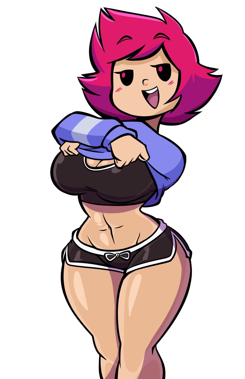 breasts commission commission_art jek_korpen kumatora mother_3 pink_hair tagme tagme_(character) thighs