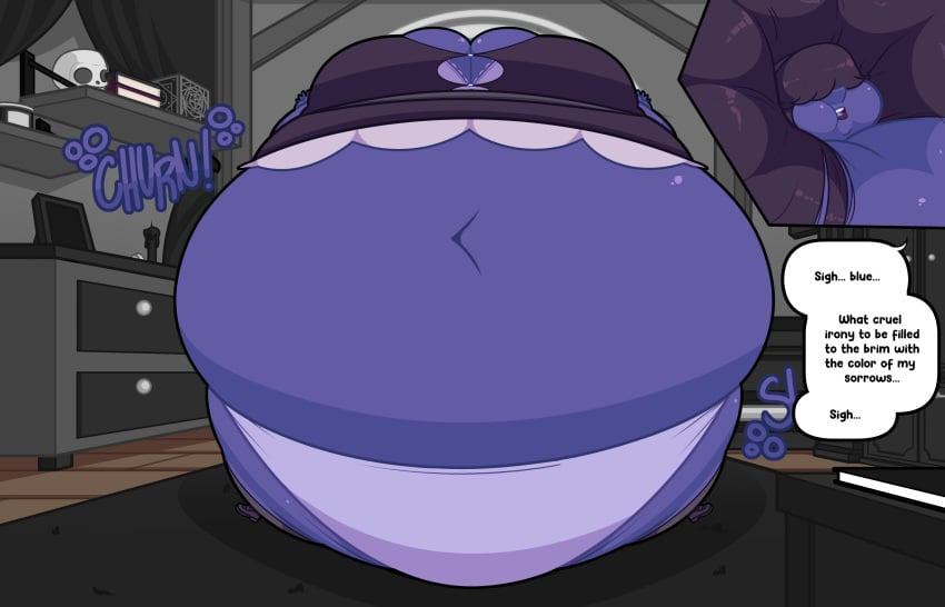 big_breasts bigboobynotonme blueberry_inflation breasts cleavage female huge_breasts inflation panties sunken_head sunken_limbs tagme thick_thighs wide_hips