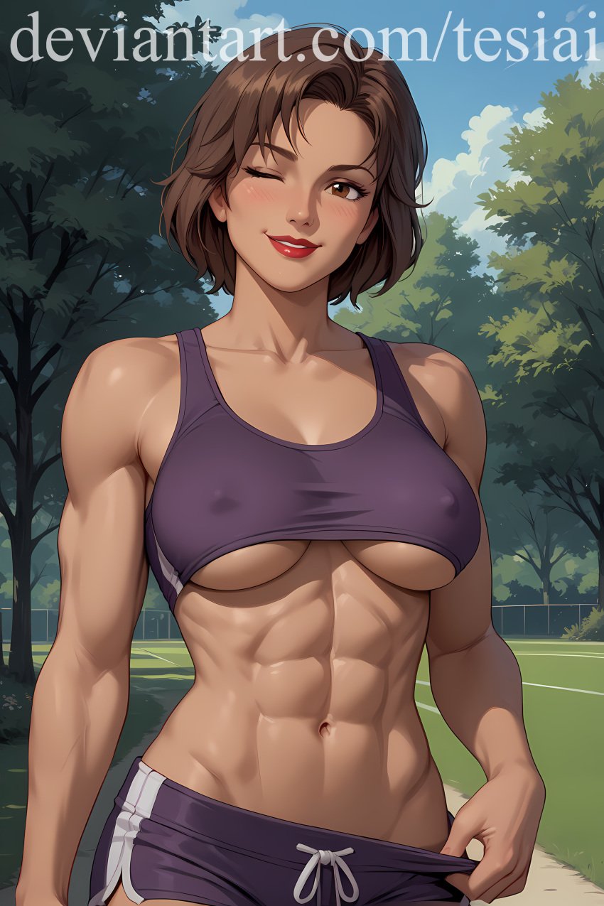 1girls abs ai_generated ass big_ass big_breasts breasts female female_only fit fit_female heroine hulk_(series) jennifer_walters marvel marvel_comics muscular muscular_female panties she-hulk solo straight_hair superheroine tesiai the_incredible_hulk_(1996_tv_series) thick_thighs wide_hips