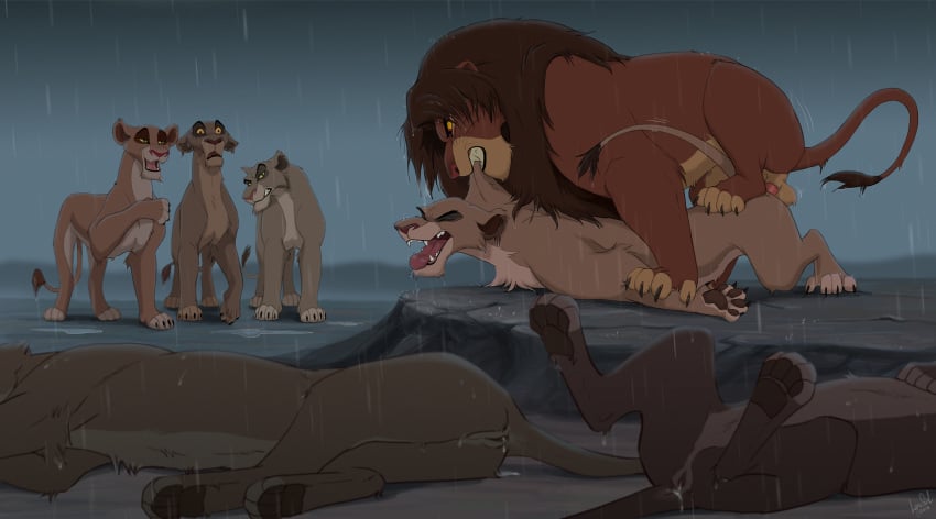 2025 after_sex anus balls bodily_fluids cum cum_from_pussy cum_in_pussy cum_inside disney felid female female_focus feral fur genital_fluids genitals group hi_res lion male male/female male_focus mammal multicolored_body multicolored_fur pantherine penis pussy raining reallynxgirl sex simba simba_(the_lion_king) tan_body tan_fur the_lion_king the_lion_king_ii:_simba's_pride two_tone_body two_tone_fur walt_disney_pictures