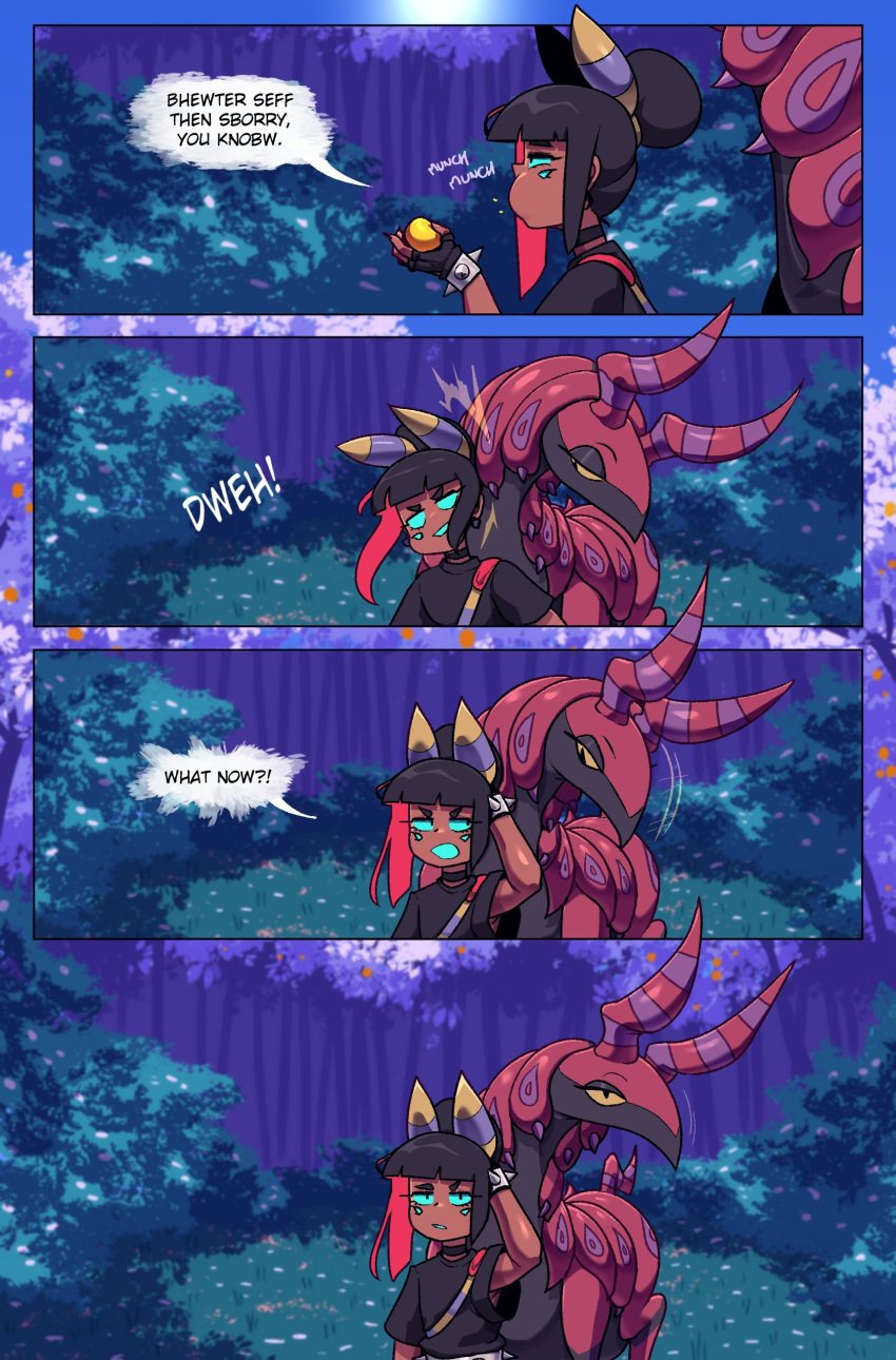 andre_(cuchuflin) angry angry_face centipede comic comic_page cuchuflin kankaku_shadan pokemon pokemon_(species) scolipede tagme