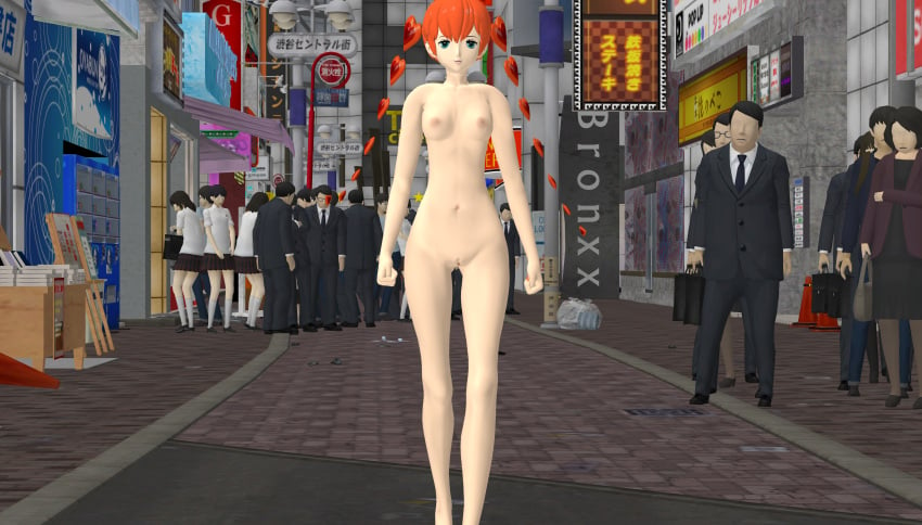 atlus breasts completely_naked completely_nude exhibitionism female naked nipples nude nude_alt ofugh persona persona_5_scramble:_the_phantom_strikers public public_indecency public_nudity shameless sophia_(persona_5) streaking vagina xnalara