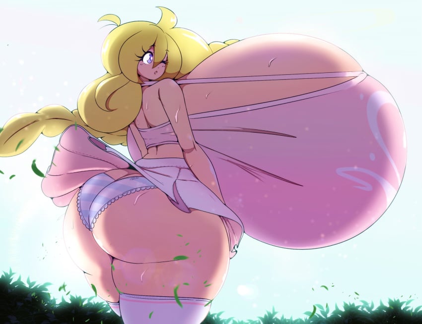 big_ass big_breasts breasts bubble_butt cassie_(theycallhimcake) female huge_ass huge_breasts hyper_breasts panties purpleguyri riley_moore_(artist) thick_thighs wide_hips