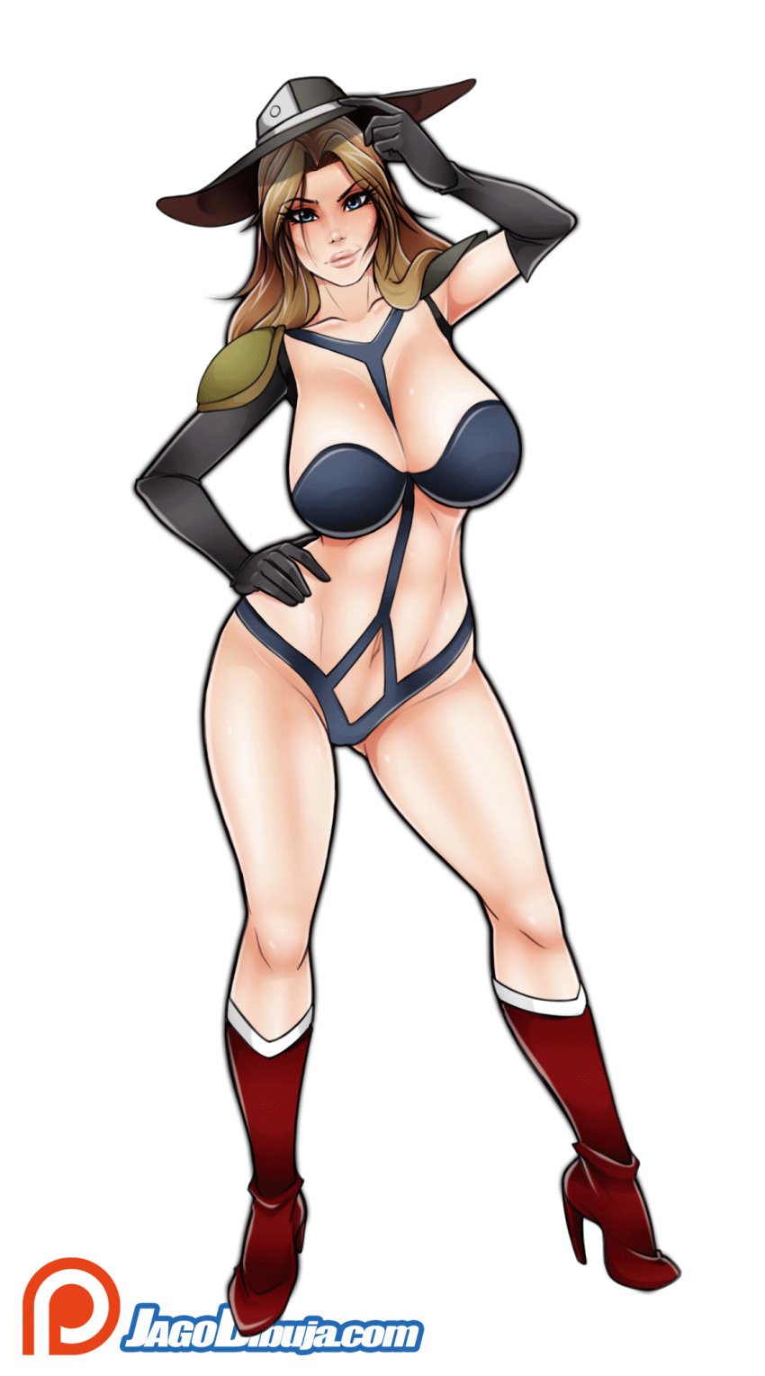 1girls animated breasts female female_only human jago_dibuja large_breasts major_boobage solo south_park