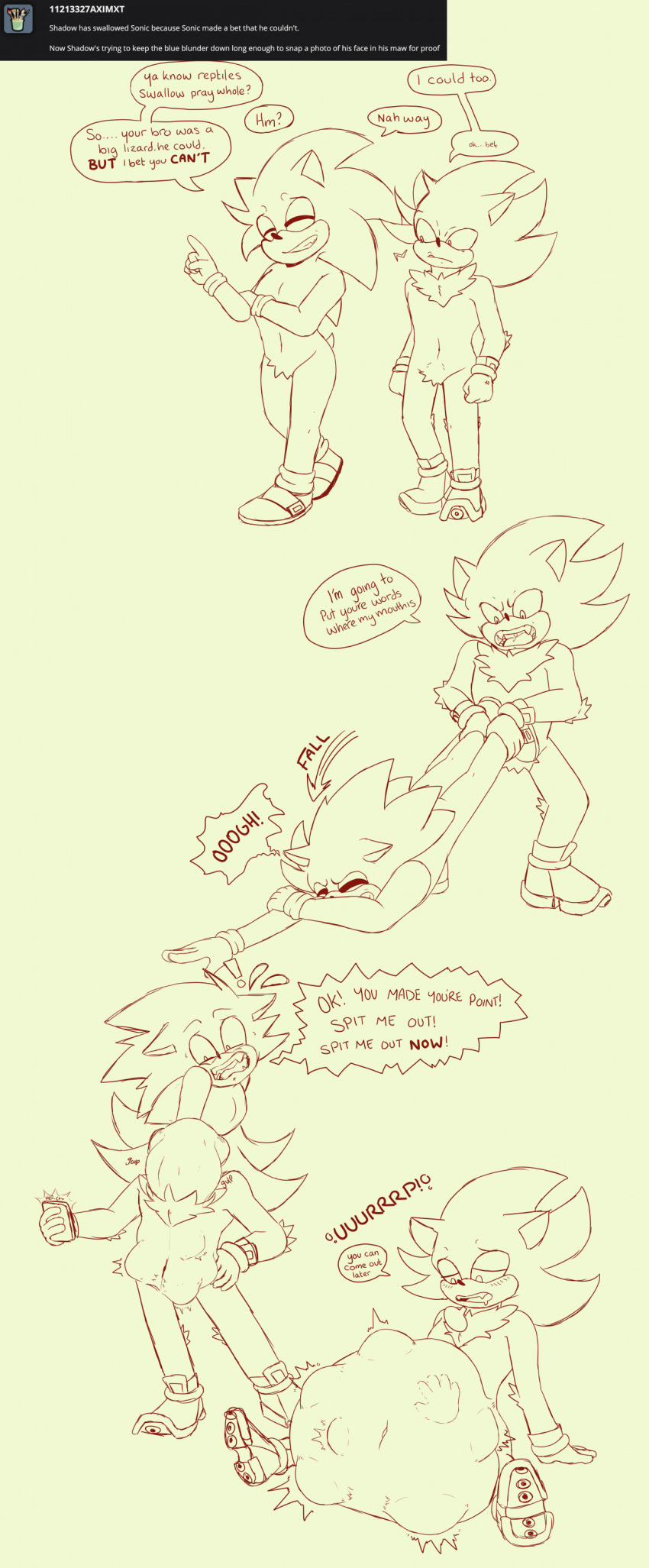 Shadow The Hedgehog (Sega) Rule 34 Image
