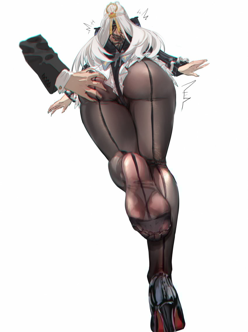 1boy 2girls agaver big_breasts female female_focus furry furry_male hoyoverse ju_fufu ju_fufu_(zenless_zone_zero) large_penis male pale-skinned_female pale_skin pregnant pregnant_belly pregnant_female wise_(zenless_zone_zero) yixuan_(zenless_zone_zero) zenless_zone_zero