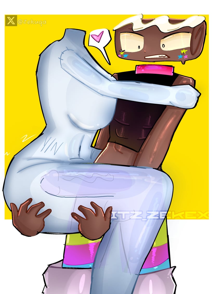 1boy 1boy1girl 1girls 2025 2d anal anal_sex anon big_ass big_breasts breasts brown_skin brown_skinned_male brownie cosmo_(dandy's_world) dandy's_world dark_skinned_male digital_art female female/male game hug itz_zekex_(artist) male male/female penis_inside rainbow_socks roblox roblox_game twitter_username watermark white_ass white_skin y/n zekuqa(artist)