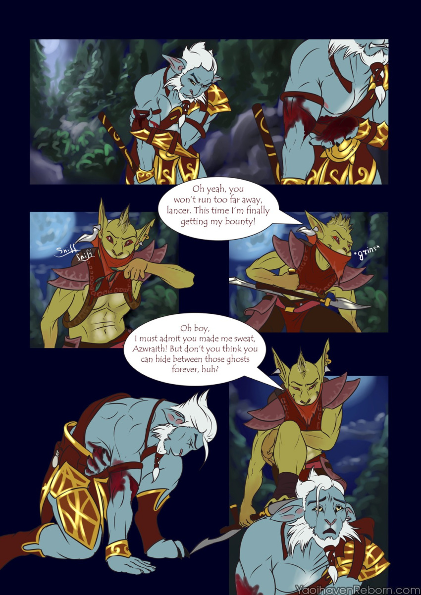 bounty_hunter_(dota) dota_2 gay male/male phantom_lancer tagme tracked!(comic) yaoihavenreborn