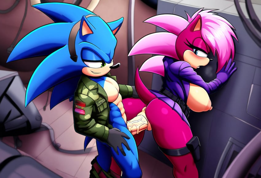 ai_generated ass blue_body breasts incest incest_(lore) magenta_fur male/female pink_hair sex sonia_the_hedgehog sonic_(series) sonic_the_hedgehog sonic_the_hedgehog_(series) sonic_underground sonic_x_sonia straight veiny_penis